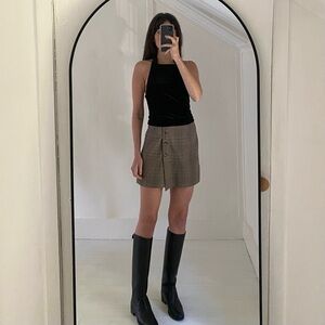 Be Smart Vintage Y2K Velvet High Neck Halter Top Size 5/6